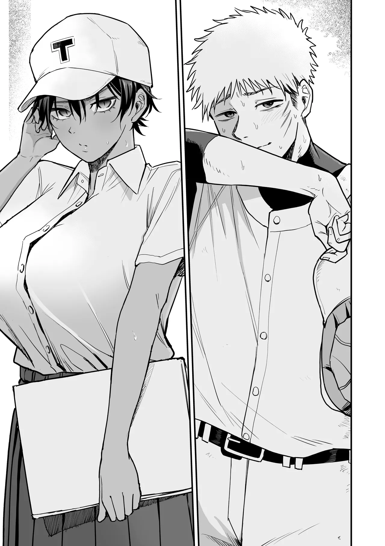 Hentai Manga Comic-I Found the Grumpy, Brown-Skinned Baseball Manager's Weakness-Read-54